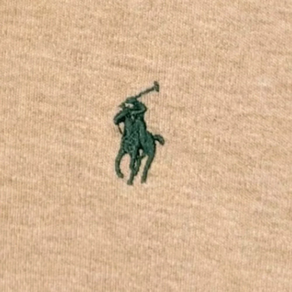 Vintage Polo Ralph Lauren Polo Shirt Men XL Tan Classic Green Pony Earthtone